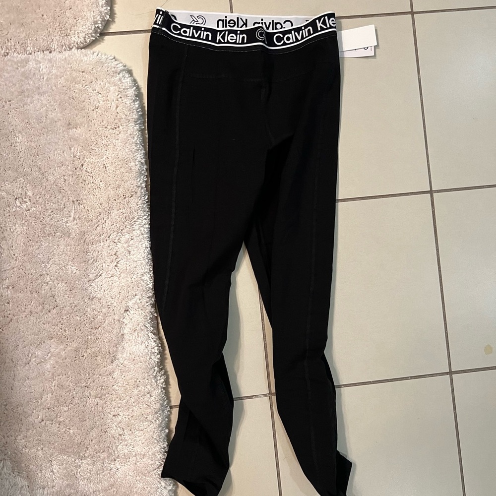 High waist Calvin Klein performance leggings, black, small NWT